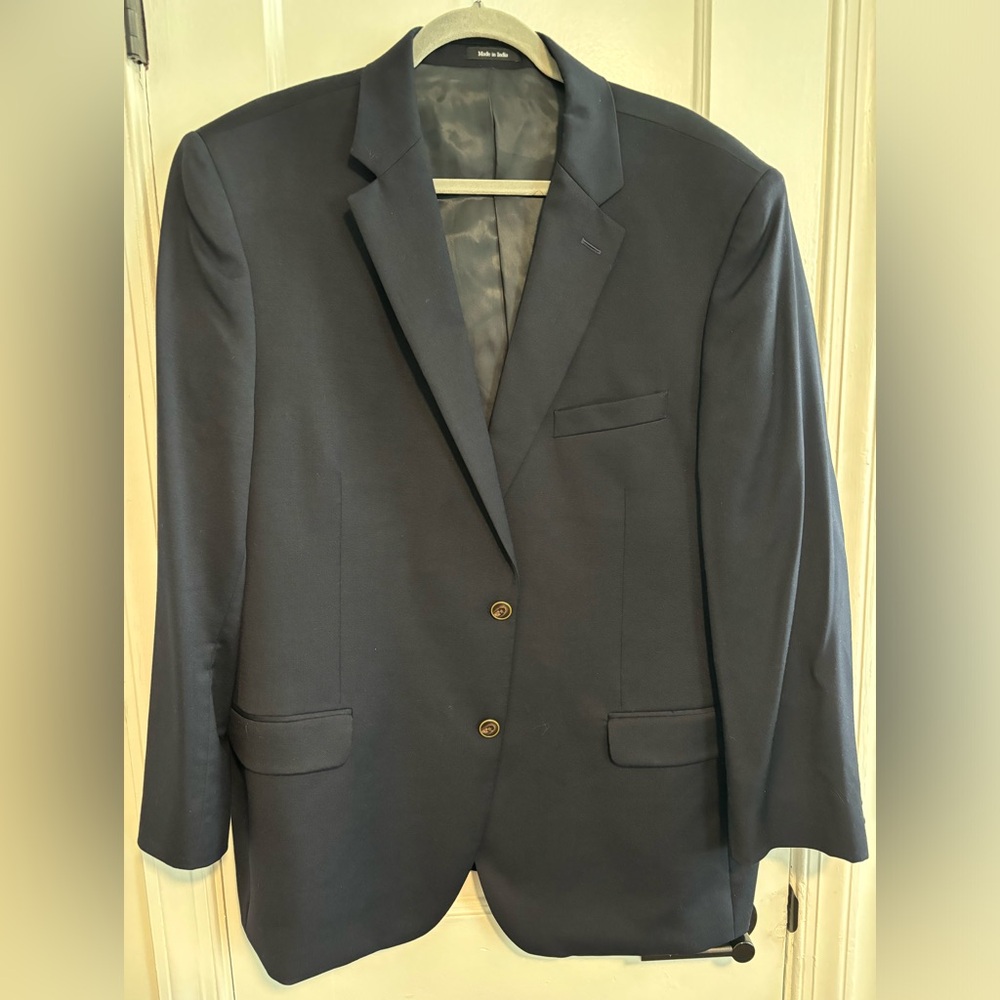 Joseph & Feiss Navy, Classic Fit Blazer - 46R